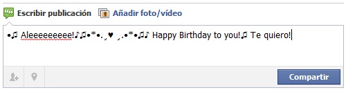cumpleaños Facebook