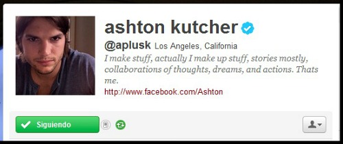 Ahston Kutcher polemica Twitter aplusk