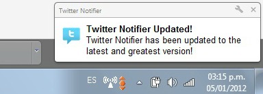 Twitter notifier
