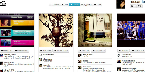 InstaDash transforma Instagram en Pinterest