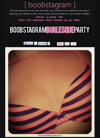 boobstagram, la red social de pechos femeninos